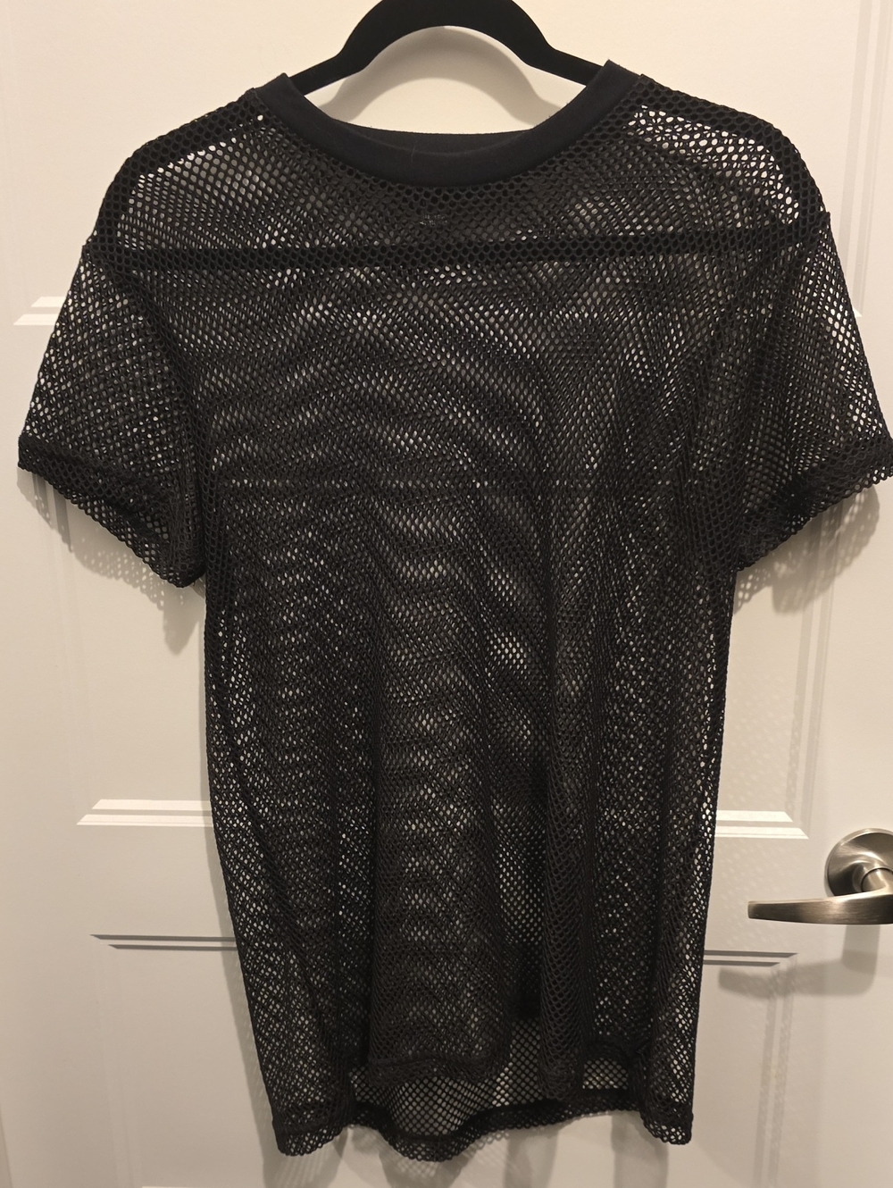 Oversized Mesh Layering Top